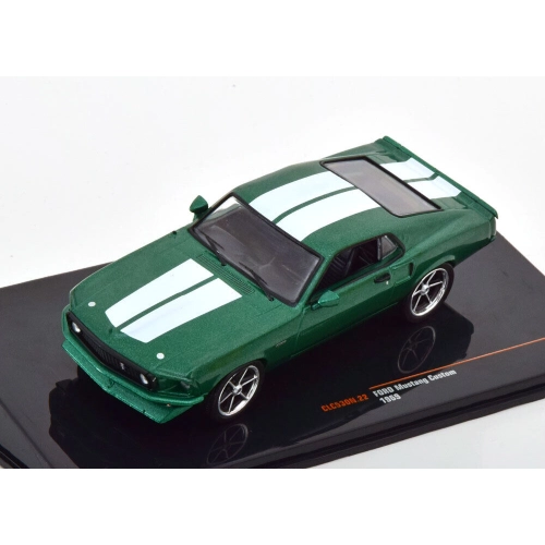 FORD MUSTANG FASTBACK 1969 METALLIC GREEN 1:43 Ixo Model Auto Stradali Modellino