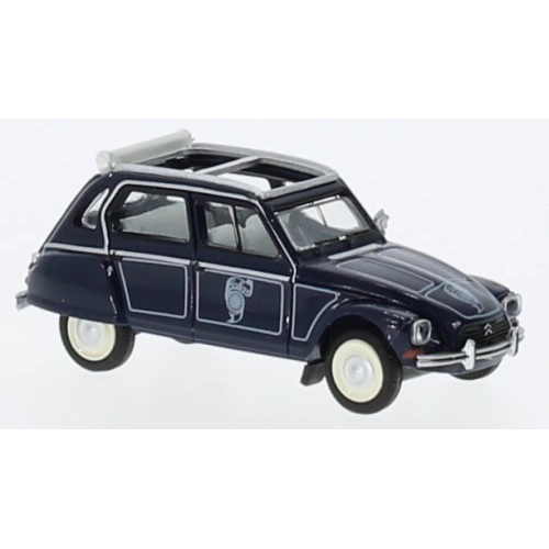 CITROEN DYANE CABAN 1976 BLUE 1:87 Brekina Auto Stradali Modellino