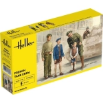 FRENCH TANK CREW KIT 1:35 Heller Kit Figure Militari Modellino
