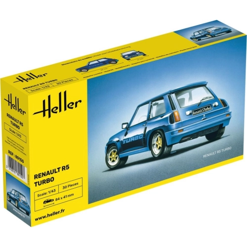 RENAULT 5 TURBO KIT 1:43 Heller Kit Auto Modellino