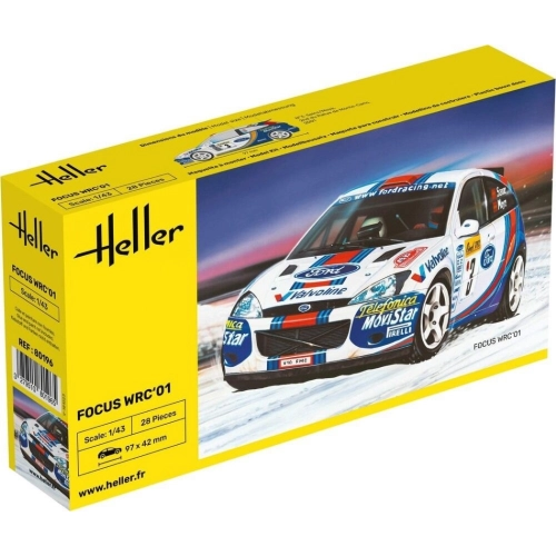 FORD FOCUS WRC01 KIT 1:43 Heller Kit Auto Modellino