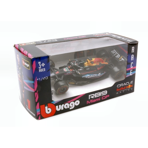 RED BULL RACING RB19 N.1 WINNER MIAMI GP 2023 MAX VERSTAPPEN 1:43 Burago Formula 1 Modellino