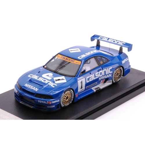 CALSONIC SKYLINE GT-R N.1 SUGO JGTC 1995 K.HOSHINO-M.KAGEYAMA 1:43 Ebbro Auto Competizione Modellino