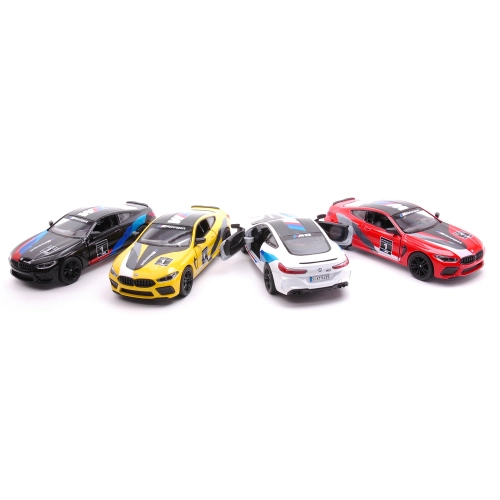BMW M8 COMPETITION COUPE' (1 Model) cm 12,5 1:38 Kinsmart Modellismo Giocattolo Modellino