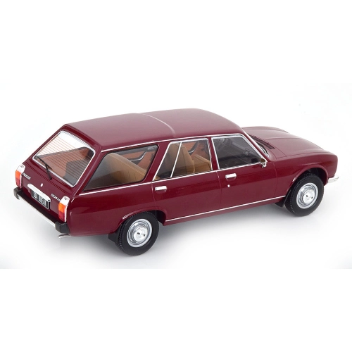 PEUGEOT 504 BREAK 1976 DARK RED 1:18 ModelCarGroup Auto Stradali Modellino