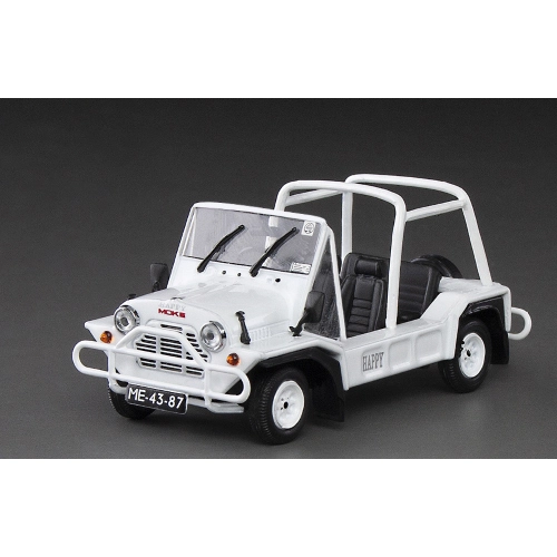 AUSTIN MINI MOKE 1968 WHITE + FIGURES 1:43 Vitesse Auto Stradali Modellino