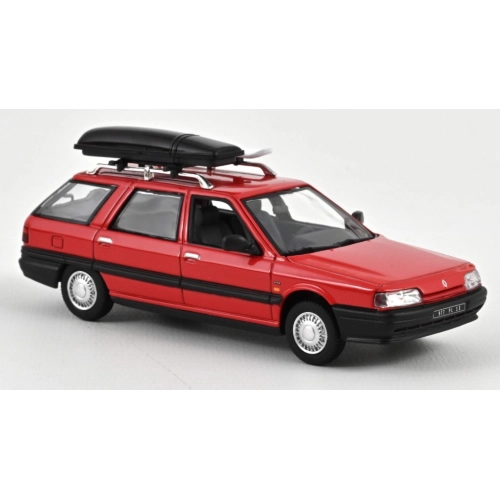 RENAULT 21 NEVADA 1989 RED WITH ACCESSOIRES 1:43 Norev Auto Stradali Modellino