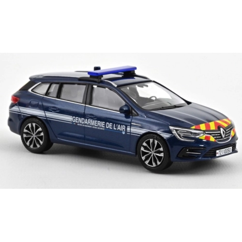 RENAULT MEGANE SPORT TOURER 2022 GENDARMERIE DE L'AIR 1:43 Norev Forze dell'Ordine Modellino