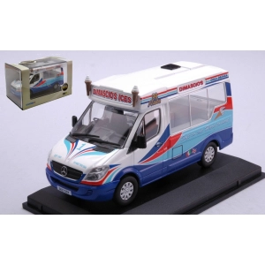 MERCEDES DIMASCIOS ICE CREAM VAN 1:43 Oxford Veicoli Commerciali Modellino