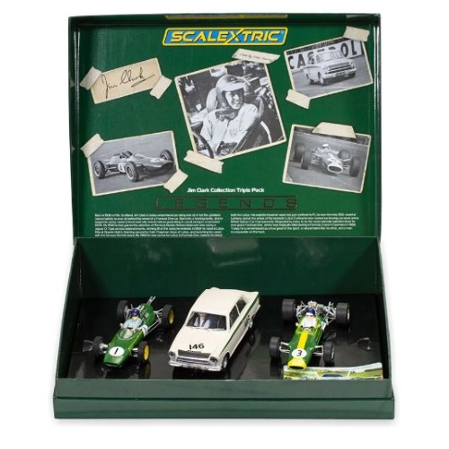 JIM CLARK COLLECTION TRIPLE PACK Pz.3 SLOT 1:32 Scalextric Slot Modellino