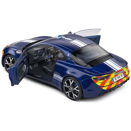 ALPINE A110 GENDARMERIE 2023 BLUE 1:18 Solido Forze dell'Ordine Modellino