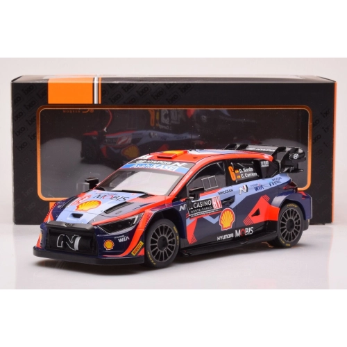 HUYNDAI i20 N N.6 WRC1 RALLY MONTE CARLO 2023 SORDO/CARRERA 1:18 Ixo Model Auto Rally Modellino
