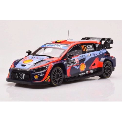 HUYNDAI i20 N N.11 WRC1 RALLY MONTE CARLO 2023 NEUVILLE/WYDAEGHE 1:18 Ixo Model Auto Rally Modellino