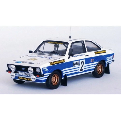 FORD ESCORT MKII N.2 2nd SWEDISH RALLY 1982 VATANEN-HARRYMAN 1:43 Trofeu Auto Rally Modellino