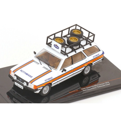 FORD GRANADA MK II TURNIER ROTHMANS 1980 RALLY ASSISTANCE 1:43 Ixo Model Auto Rally Modellino