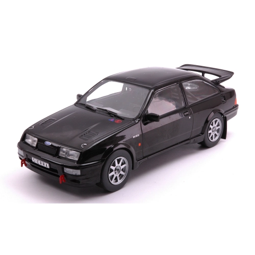 FORD SIERRA RS COSWORTH 1987 BLACK 1:24 Whitebox Auto Stradali Modellino