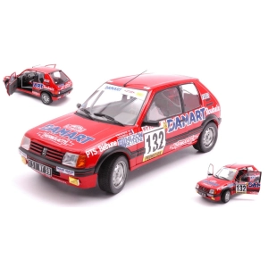 PEUGEOT 205 1.6 GTi N 132 RALLY MONTEC.1986 F.DELECOUR-A.C.PAUWELS 1:18 Solido Auto Rally Modellino