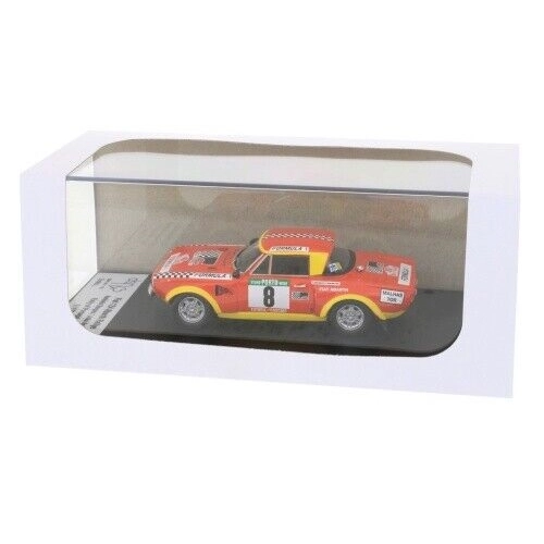 FIAT 124 ABARTH N.8 RALLY OF PORTUGAL 1975 BORGES-ANJOS 1:43 Trofeu Auto Rally Modellino