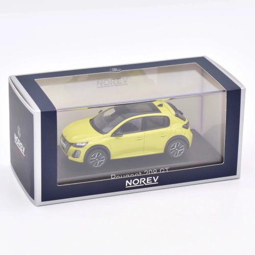 PEUGEOT 208 GT 2024 AGUEDA YELLOW 1:43 Norev Auto Stradali Modellino