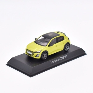 PEUGEOT 208 GT 2024 AGUEDA YELLOW 1:43 Norev Auto Stradali Modellino