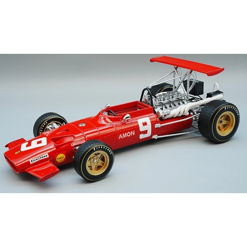 FERRARI 312 F1 N.9 SOUTH AFRICA GP 1969 CHRIS AMON 1:18 Tecnomodel Formula 1 Modellino
