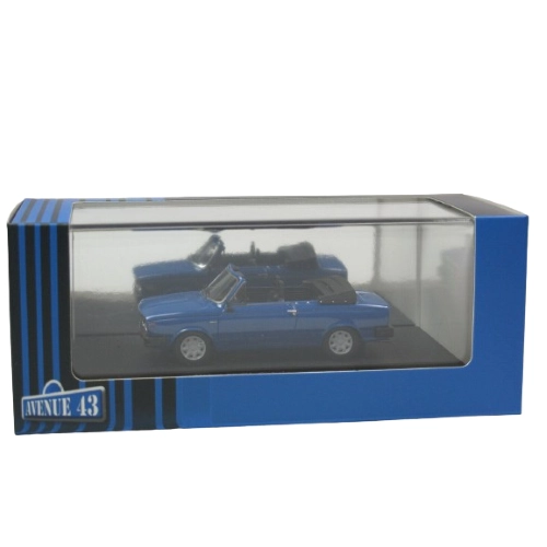 VOLVO 66 GL CONVERTIBLE 1980 BLUE 1:43 Avenue43 Auto Stradali Modellino