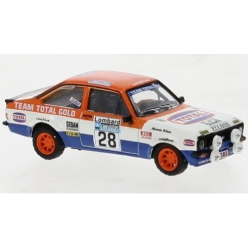 FORD ESCORT RS 1800 N.28 RAC RALLY LOMBARD 1979 M.WILSON 1:87 Brekina Auto Rally Modellino