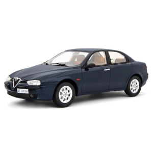 ALFA 156 1.8 T.S. 1997 METALLIC DARK BLUE DECALS 1.6/2.0 T.S./1.9 JTD/2.5 V6 24V 1:18 Laudo Racing Auto Stradali Modellino