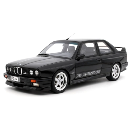 BMW 3-SERIES (E30) AC SCHNITZER ACS3 SPORT 2.5 1989 BLACK 1:18 Ottomobile Auto Stradali Modellino