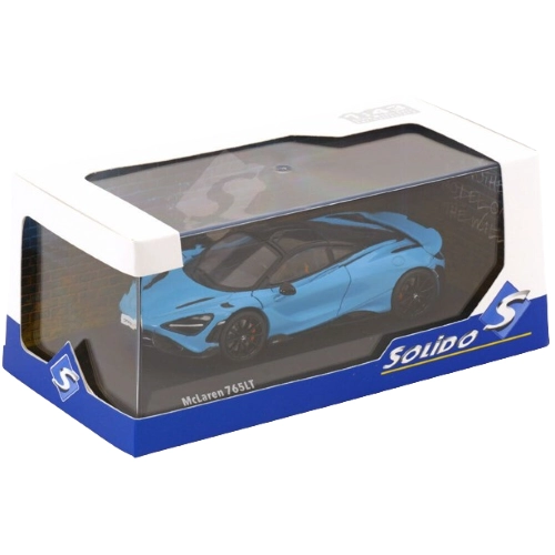 MCLAREN 765LT 2020 LIGHT BLUE 1:43 Solido Auto Stradali Modellino
