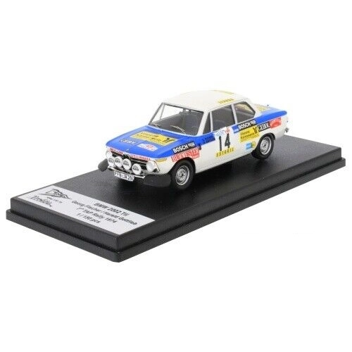 BMW 2002 Tii TAP RALLY N.14 1976 FISCHER-GOTTLIEB 1:43 Trofeu Auto Rally Modellino