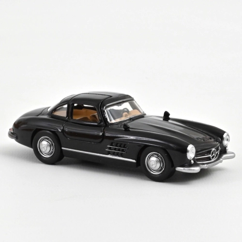 MERCEDES 300 SL 1954 BLACK JET-CAR 1:43 Norev Auto Stradali Modellino