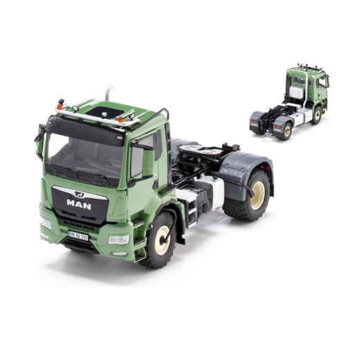 MAN TGS 18.510 4x4 BL 2-AXLE -TRUCK GREEN 1:32 Wiking Camion Modellino