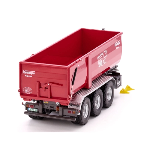 CARRO RACCOLTA KRAMPE TRIDEM THL 30 L HOOK LIFT WITH BIG BODY 750 1:32 Wiking Mezzi Agricoli e Accessori Modellino