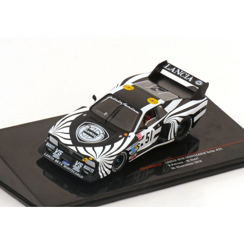 LANCIA BETA MONTECARLO N.51 6h SILVERSTONE 1979 R.PATRESE-W.ROHRL 1:43 Ixo Model Auto Competizione Modellino