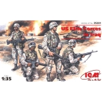 US ELITE FORCES IN IRAQ 4 SOLDIERS KIT 1:35 ICM Kit Figure Militari Modellino