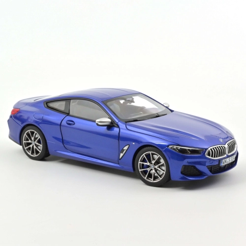 BMW M850i 2019 BLUE METALLIC 1:18 Norev Auto Stradali Modellino