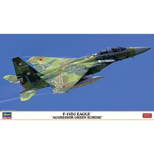 F-15DJ EAGLE AGGRESSOR GREEN SCHEME KIT 1:72 Hasegawa Kit Aerei Modellino