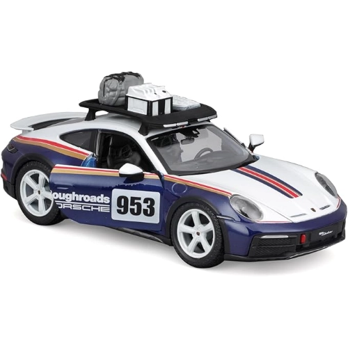 PORSCHE 911 N.953 (MEMORIAL) DAKAR 2023 1:24 Burago Auto Rally Modellino