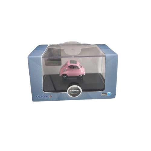BMW ISETTA PINK 1:76 Oxford Auto Stradali Modellino