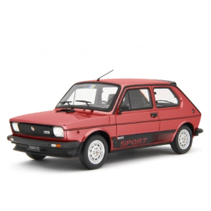 FIAT 127 SPORT 70HP METALLIC RED 1981 1:18 Laudo Racing Auto Stradali Modellino