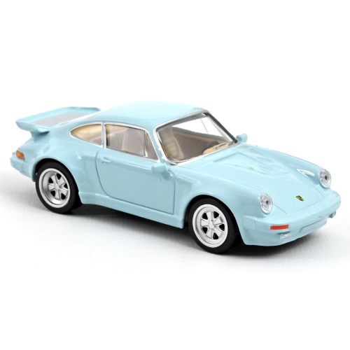 PORSCHE 911 TURBO 1978 BLUE JET CAR 1:43 Norev Auto Stradali Modellino