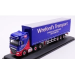 BILICO DAF XF EURO 6 CURTAINSIDE WREFORDS 1:76 Oxford Camion Modellino