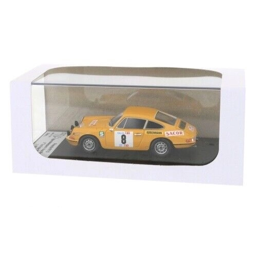 PORSCHE 911 S N.8 3rd TAP RALLY 1970 WALDEGAARD-THORSZELIUS 1:43 Trofeu Auto Rally Modellino