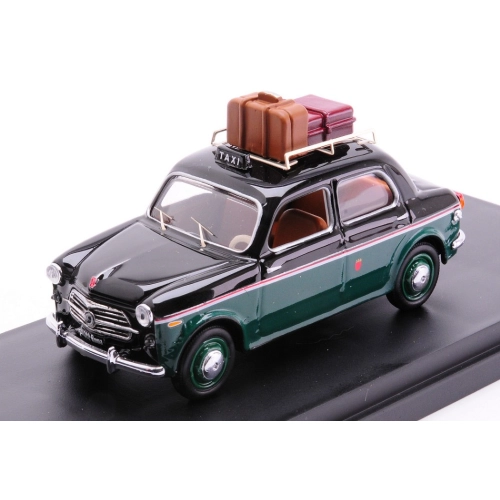 FIAT 1100 TAXI ROMA 1956 CON PORTAPACCHI 1:43 Rio Taxi Modellino