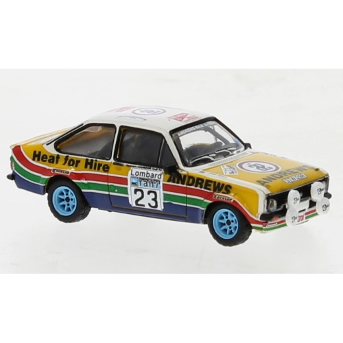 FORD ESCORT RS 1800 N.23 RALLY RAC LOMBARD 1981 R.BROOKES 1:87 Brekina Auto Rally Modellino