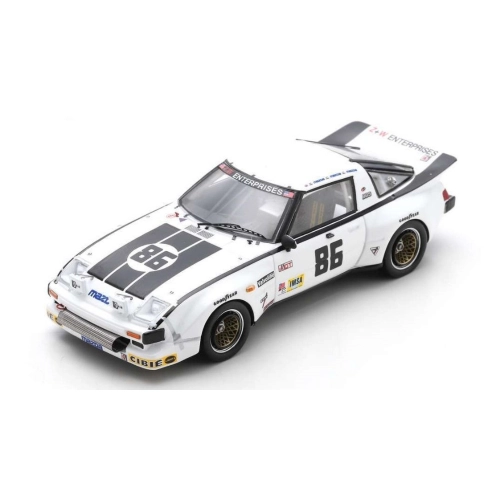 MAZDA RX7 N.86 24H LE MANS 1980 E.SOTO-P.HONEGGER-M.HUTCHINS 1:43 Spark Model Auto Competizione Modellino