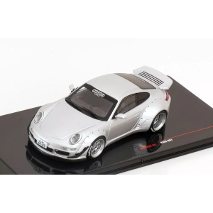 PORSCHE RWB 997 2008 SILVER 1:43 Ixo Model Auto Stradali Modellino