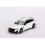 AUDI RS-6 R ABT GLACIER WHITE METAL 2020 1:64 Mini GT Auto Stradali Modellino