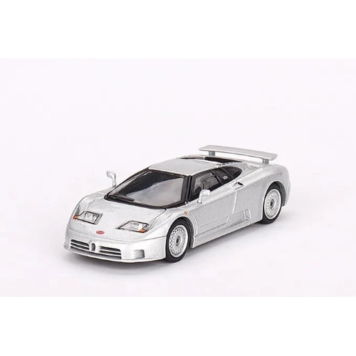 BUGATTI EB110 GT 1995 GRIGIO CHIARO 1:64 Mini GT Auto Stradali Modellino